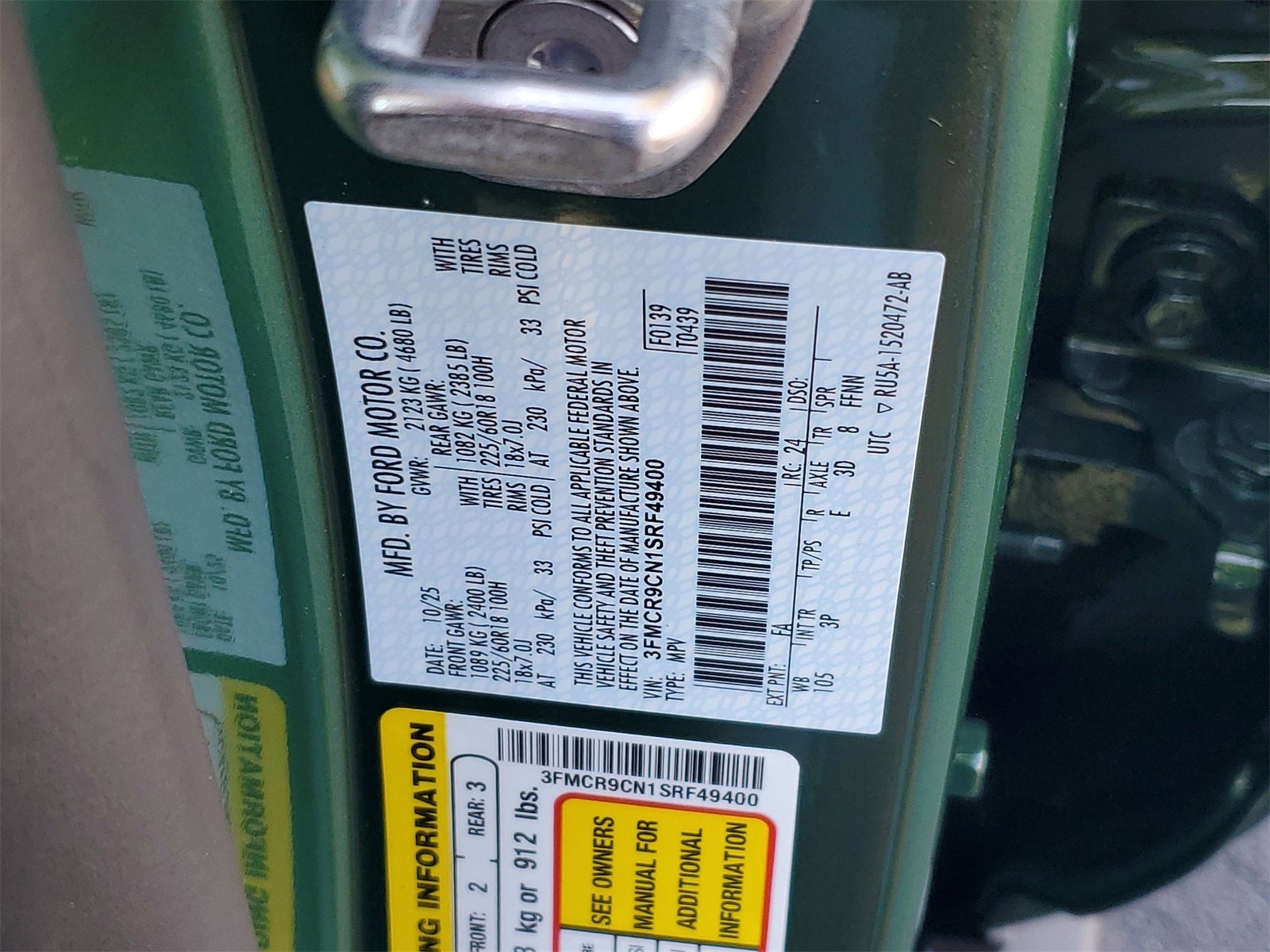 2025 Ford Bronco Sport Outer Banks