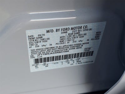 2025 Ford Maverick XLT